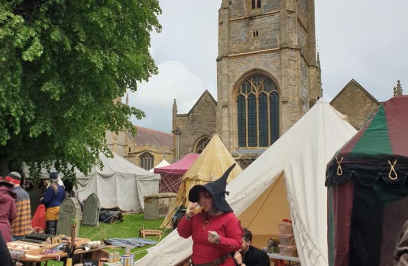 Evesham Medieval Market Nigel Huddleston